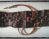 Heavily Studded Leather Grinder Belt Wrap