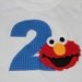 elmo birthday shirt, two, 2nd, girl boy t shirt,