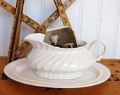 Vintage Ironstone Gravy Boat