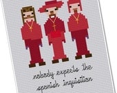 Pixel People - The Spanish Inquisition - PDF Cross-stitch Pattern - INSTANT DOWNLOAD