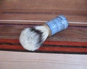 Men's Shaving Brush with Texture in Cobalt Blue READY TO SHIP