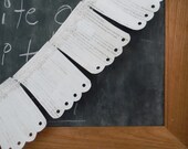 Handmade Wedding scalloped Garland