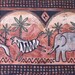 Tribal Safari Pillow Case. Africa. Set of 2. Elephant. Zebra. CA King.