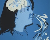Misfire - Unique 4 Color Screenprint
