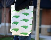 Davidson, NC Market Tote - ON SALE - north carolina davidson college local green pink state lake norman huntersville cornelius