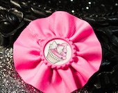 Pink Cupcake Hair Clip Facinator Cameo