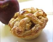 Mini Bourbon Apple Pies, Lattice Top crust