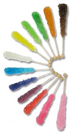 Rock Candy On A Stick 10 Sticks Candy arrangements candy buffet decor mitzvah sweet sixteen party favors wedding desseert Il_570xn