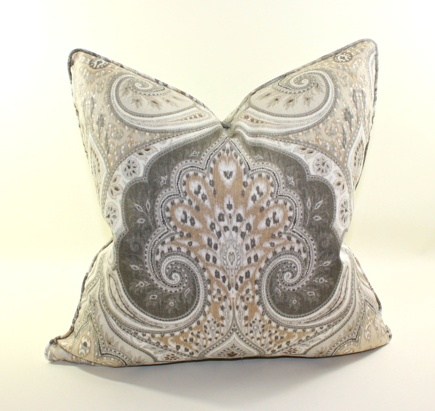 Kravet Latika in Delta, Pillow Cover, Linen Pillow, Cushion, Toss Pillow