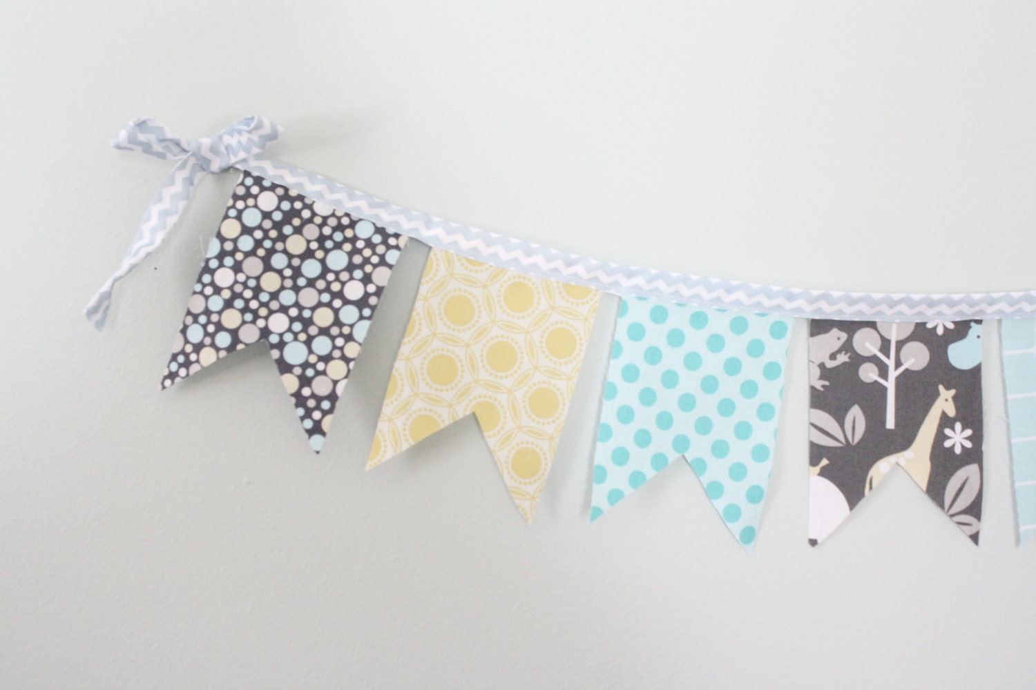 Bunting Flag, Spring Colors, Photo Prop, Wedding, Celebration Flag, Boy