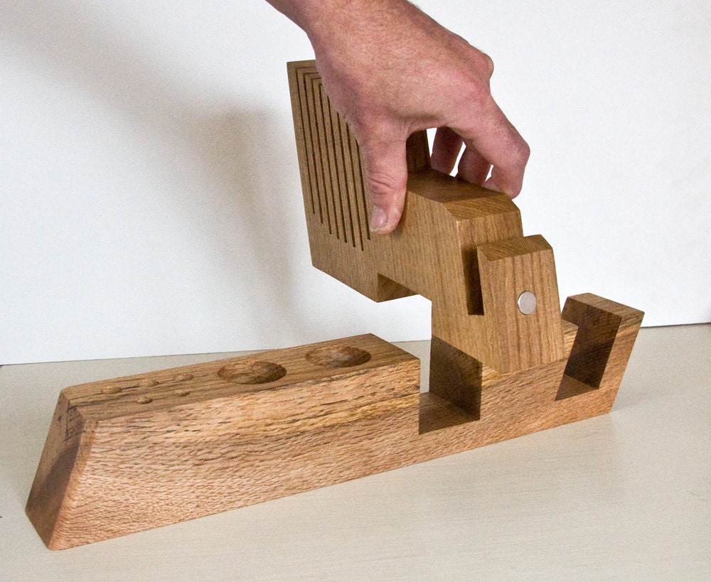 Large Desk Organizer Wood Office Organizer Desk Storage AUGUST