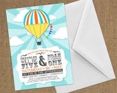 Invitations - Hot Air Balloon / Carnival - DIY Printable