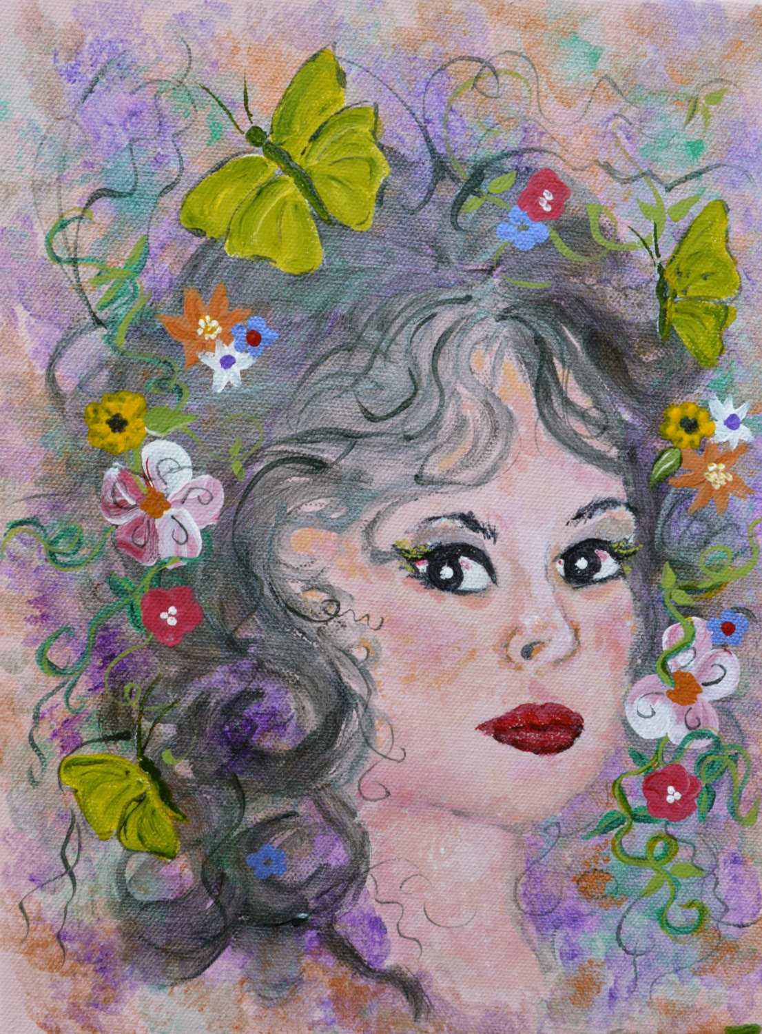 Maiden of Midsummer-Art Print 16" x 20 ", summer trends, specialized art, summer decor