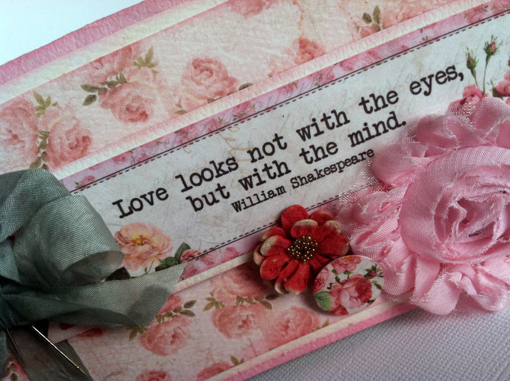 LOVE Valentine Card William Shakespeare  Quote