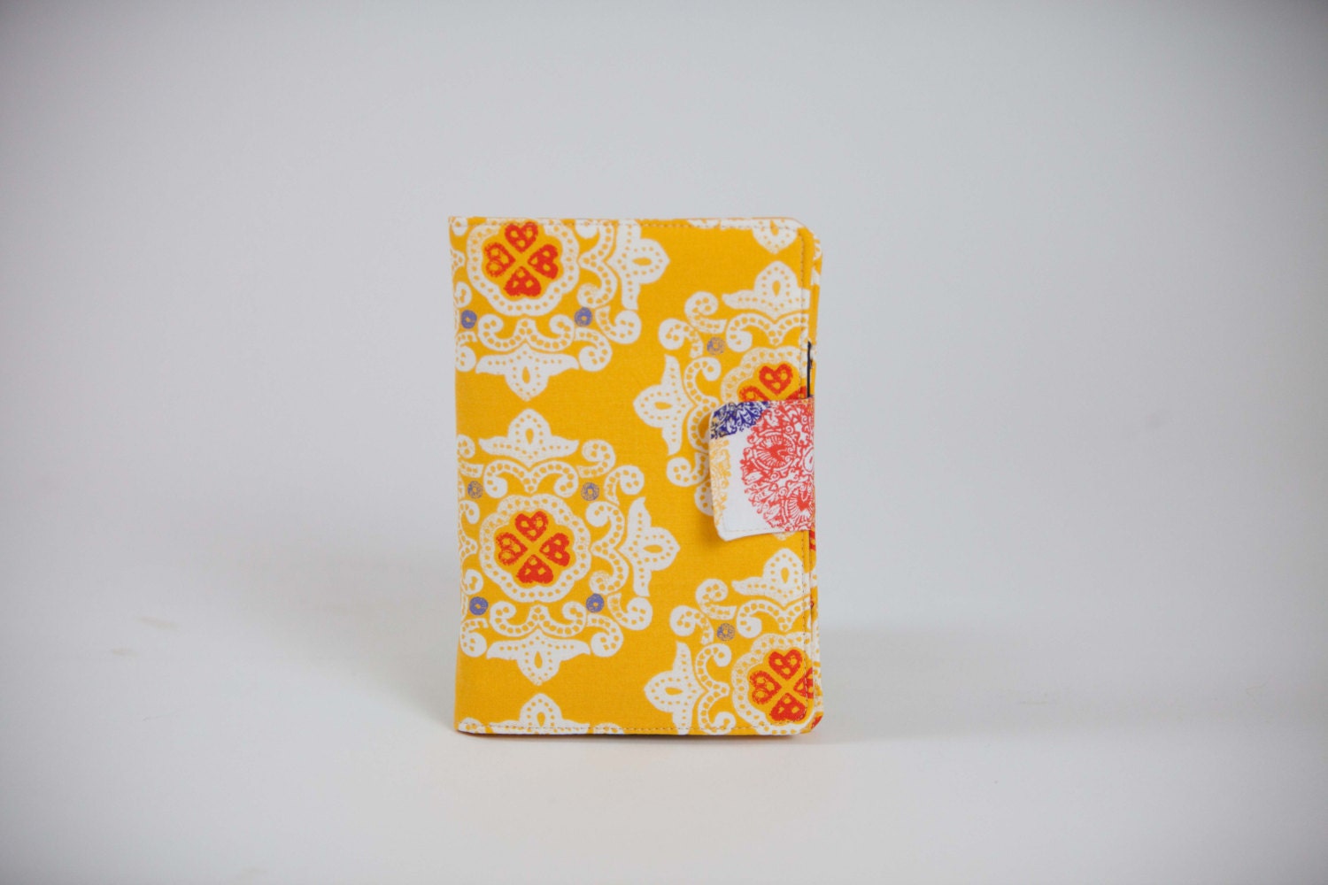 Kindle Fire Case, Kindle Fire Cover, Kindle HD Cover, Kobo Case, Nook Color Cover, eReader Book Cover - yellow red purple Ty Pennington