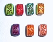 pick color: 1 celtic flower dreadlock bead