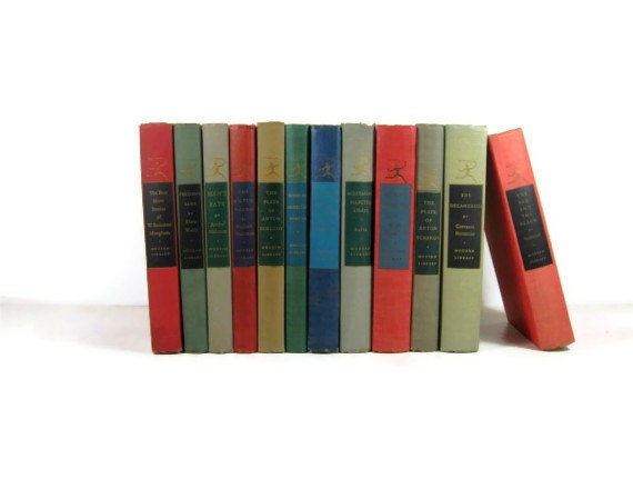 Vintage  Books   from Modern Library Wedding Decor, Vintage  Photography Prop