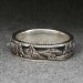 PEAKS, PINES, and RIVERS - A Highly Detailed Wedding Band in Sterling Silver