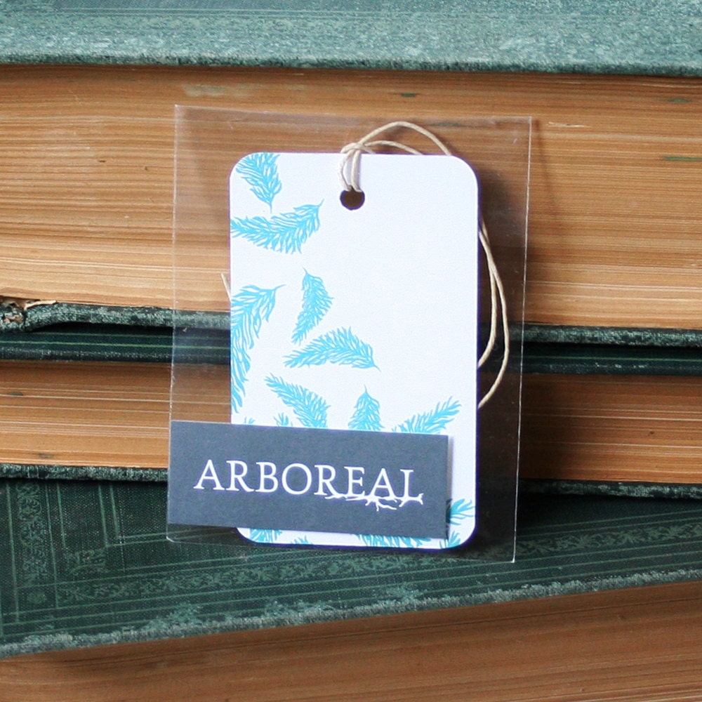 FLORES gift tags, set of 4