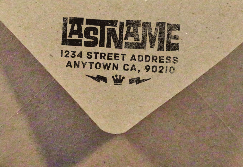 Hot Rod Stamp- Return Address