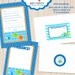 Fish Party Invitation - Rainbow Fish, Ocean, Sea Life by Amanda's Parties TO GO