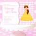 Princess Party Invitation - Printable - Birthday Princess - Choose your Princess- by Amanda's Parties TO GO