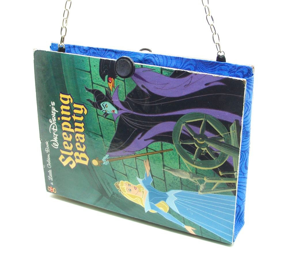 Book Purse from Recycled Sleeping Beauty Book
