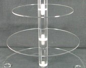 4 Tiers Acrylic Cupcake Stand Wedding Party Birthday Event Display