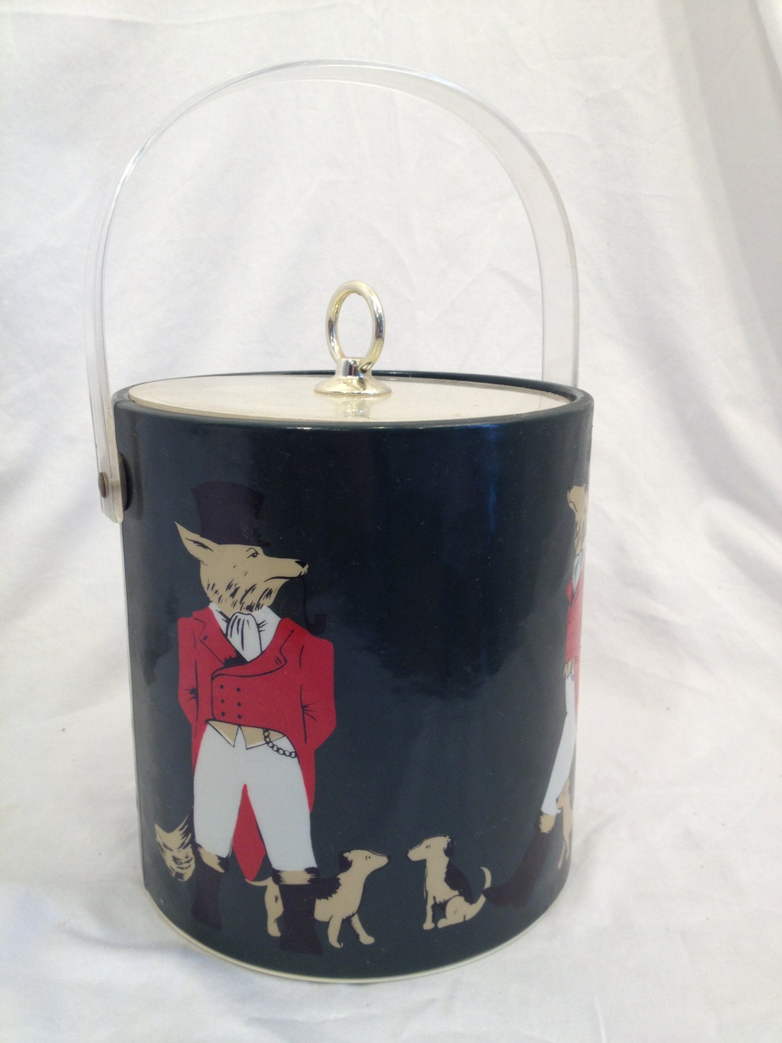 Dark Green Hunt Races Ice Bucket
