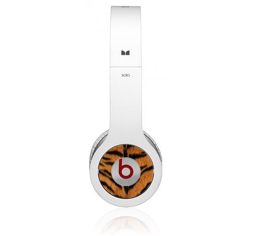 Beats Solo Tiger Animal Print Headphone Cup Wraps