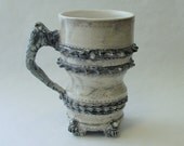 Chain and Sprocket Mug with Clutch Lever Handle