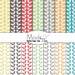 Digital Paper 14 PACK - Mod Birds Bright Orange, Teal, Pink, Green, Yellow and Grey (300 dpi) -- 14 designs - 3 size options (079)
