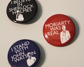 BBC Sherlock Button Trio