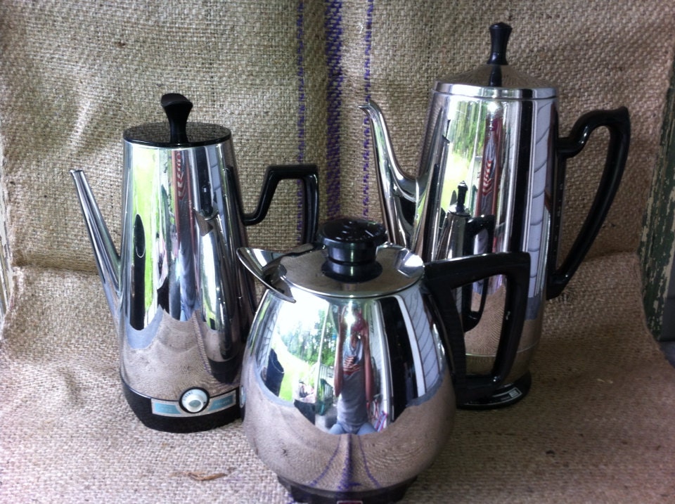 Vintage SEARS Stainless Percolator