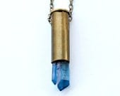 SALEM tanzan celestial aura bullet crystal necklace