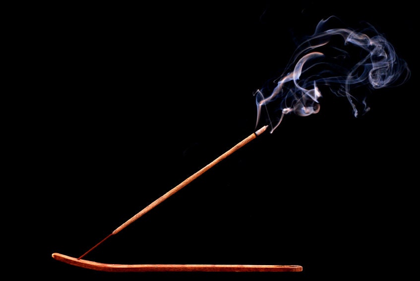 bergamot natural organic bamboo incense - 24 sticks