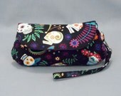 Day of the Dead Wristlet Small Purse