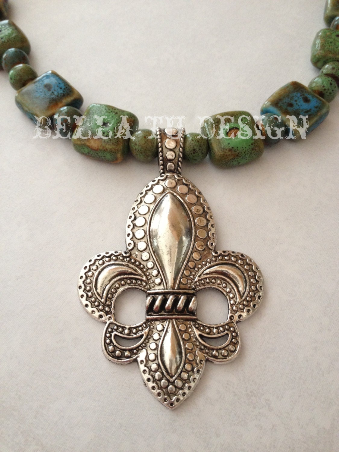 Southwestern Fleur Necklace OOAK (Ready to Ship)