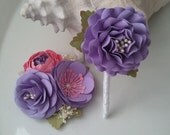 Handmade Paper Flowers - Corsage and Boutonniere Set - Customized Colors and Styles - Made To Order Il_170x135