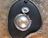 Stone & Pearl Pendant