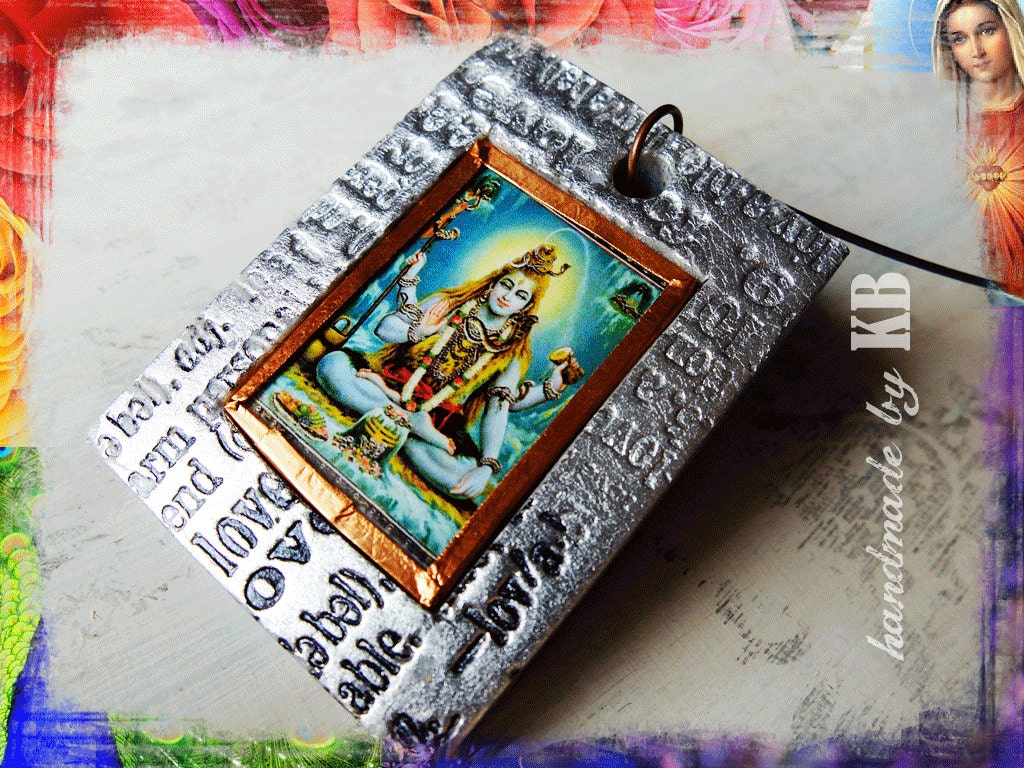 Shiva Pendant Necklace - Yoga Inspired Hindu God Jewelry