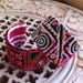 Recycled Ethnic Textiles adjustable Bangle OOAK