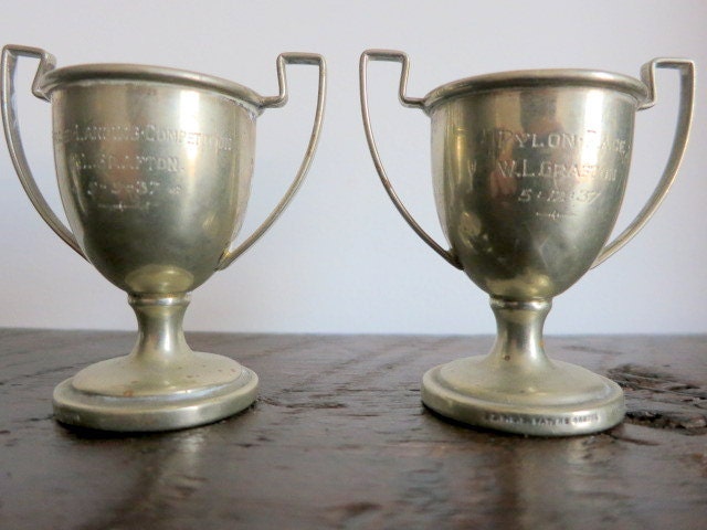 Pair of Loving Cup Trohpies