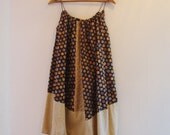 Womens Dress/Simple Dress/Asian Print Minimalist Dress/Sustainable Fashion/ Upcycled/Maternity/Size LARGE