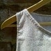 Shift Dress/Neutral Calico Print A Line Dress/Womens Dress/Upcycled TunicDress/ Country French / Medium Large