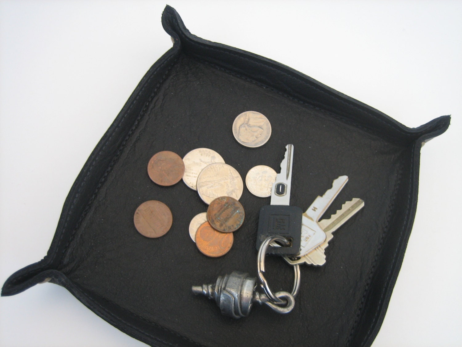 Black Leather Valet