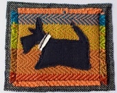 Scottie Dog Card - Orange