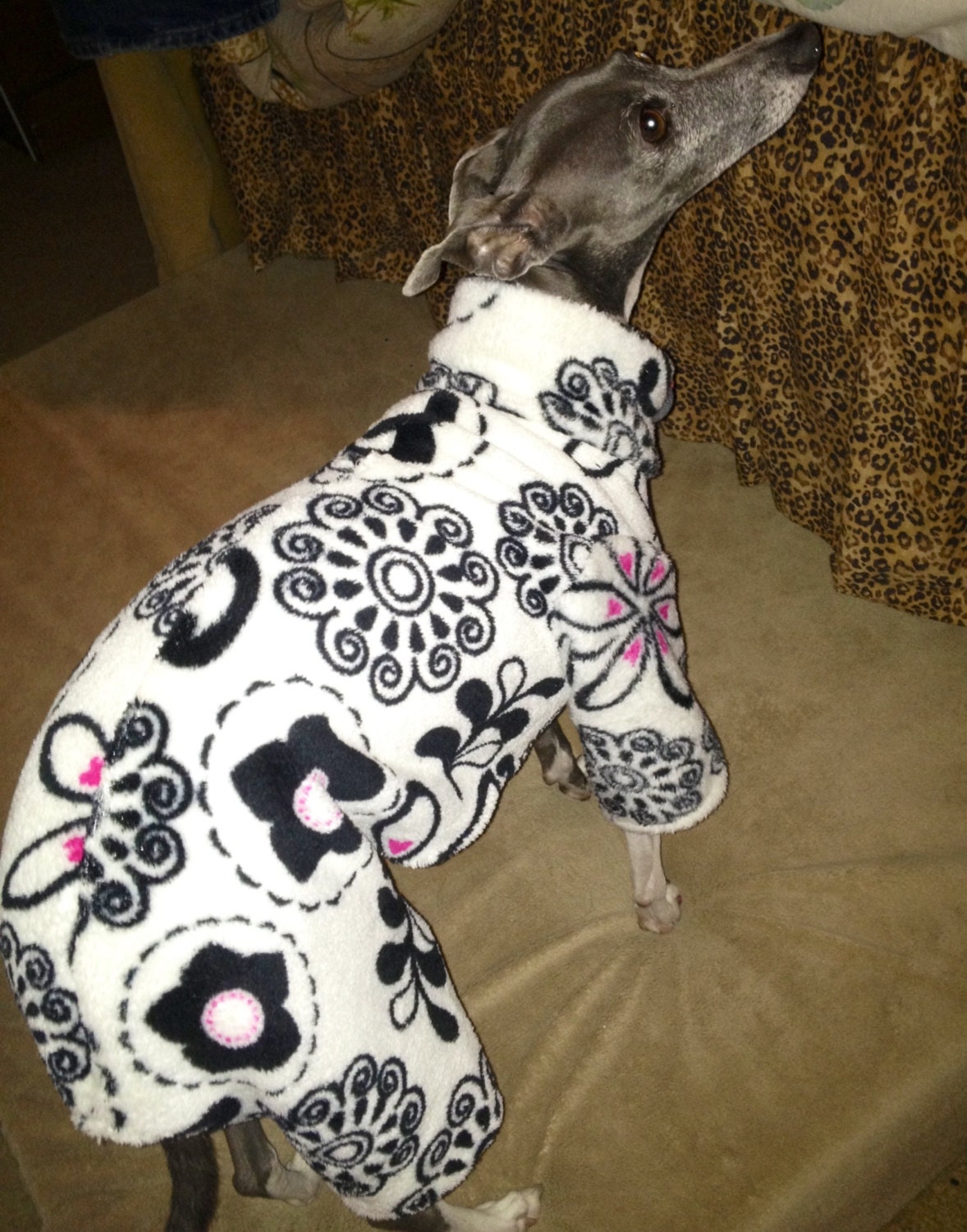Custom Dog Jammies Soft and Comfy Minky Warm