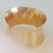 Gold Cuff Bracelet Modern Jewelry Hammered Brass Cuff