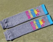 Summer Baby Leg Warmers Fun In The Sun - baby legs, baby girl, baby shower gift, arm warmers, leggings sunshine rainbow